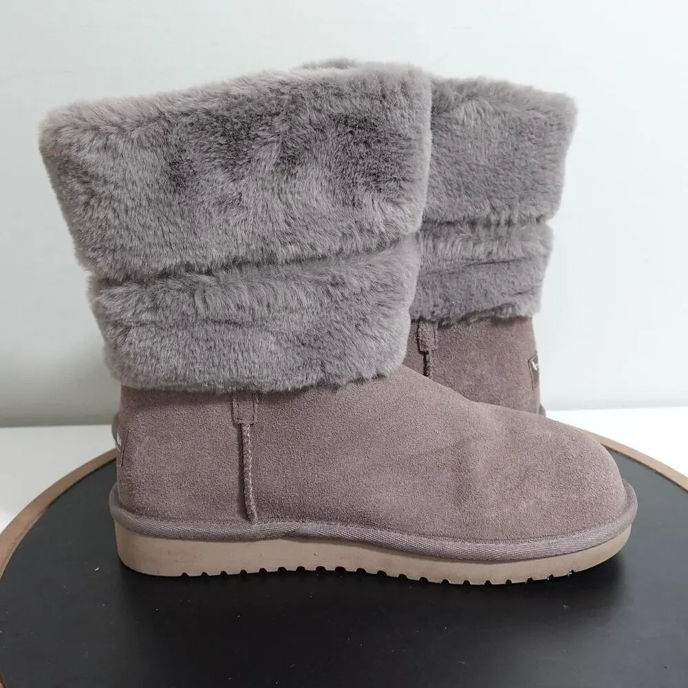 Koolaburra by UGG Boots Womens Size‎ 6 Suede Winter Warm Cozy 1114629